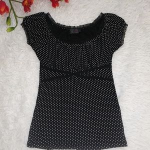 WOMEN'S DOT BLOUSE